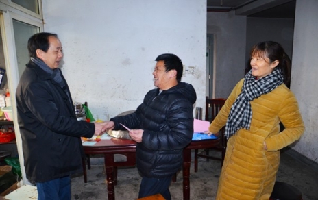 群眾冷暖掛心頭！公司黨總支開展春節(jié)前走訪慰問