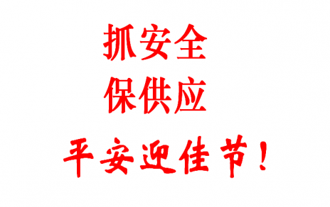 查隱患 促安全 保供應(yīng) 賀新春！